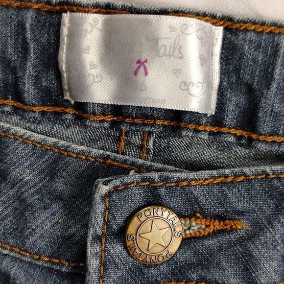 Pony Tails 🌟 4 For $15 Embroidered Bootcut Denim  Jeans Inseam 31" - Picture 6 of 14